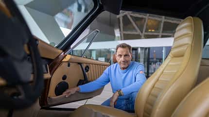 Richy Müller Porsche Museum Interview Turi Moove Hans-Dieter Seufert