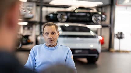 Richy Müller Porsche Museum Interview Turi Moove Hans-Dieter Seufert