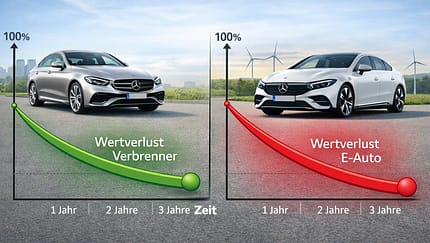 E-Auto Reichweite Restwert