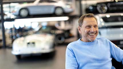 Richy Müller Porsche Museum Interview Turi Moove Hans-Dieter Seufert