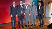 Best Cars 2026 Runde / Panel CEOs weißer Saal Neues Schloss Stutgart